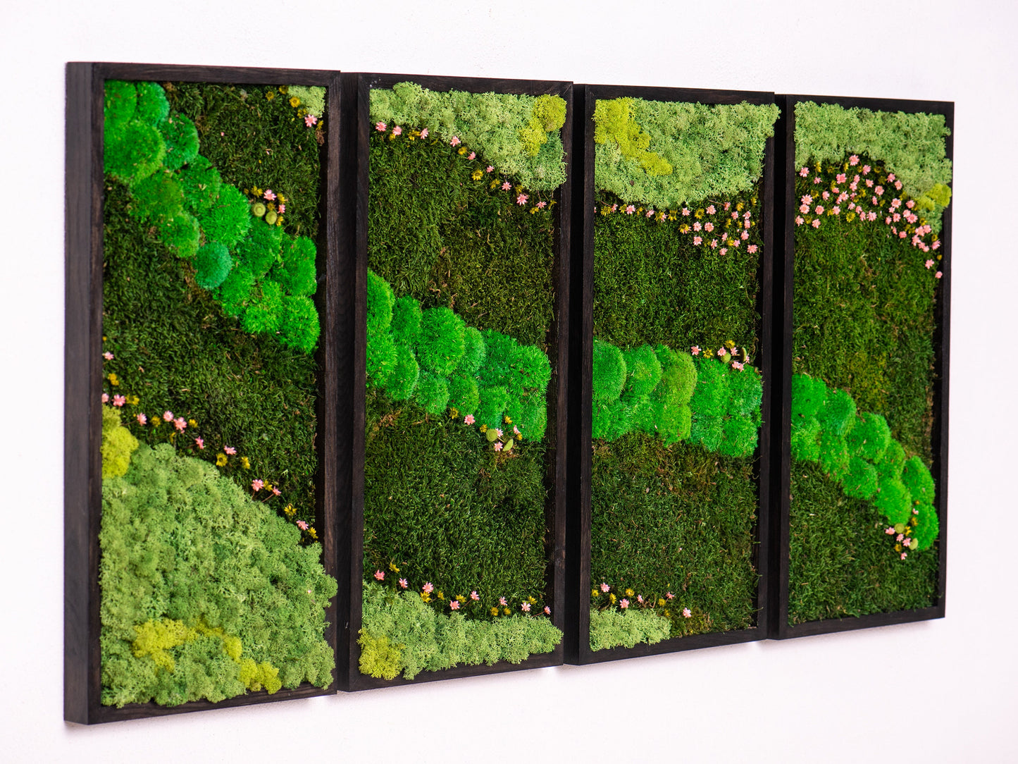 Enliven Your Space: Eco-Friendly Squares Moss Wall Art - Perfect Housewarming Gift!