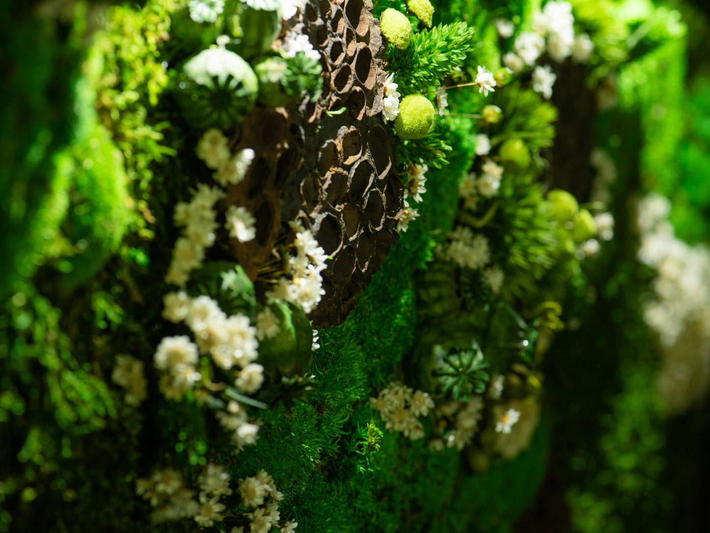 LED-Backlit Preserved Moss Art: Eco-Friendly, Green Wall Decor for Home & Birthday Gifts!