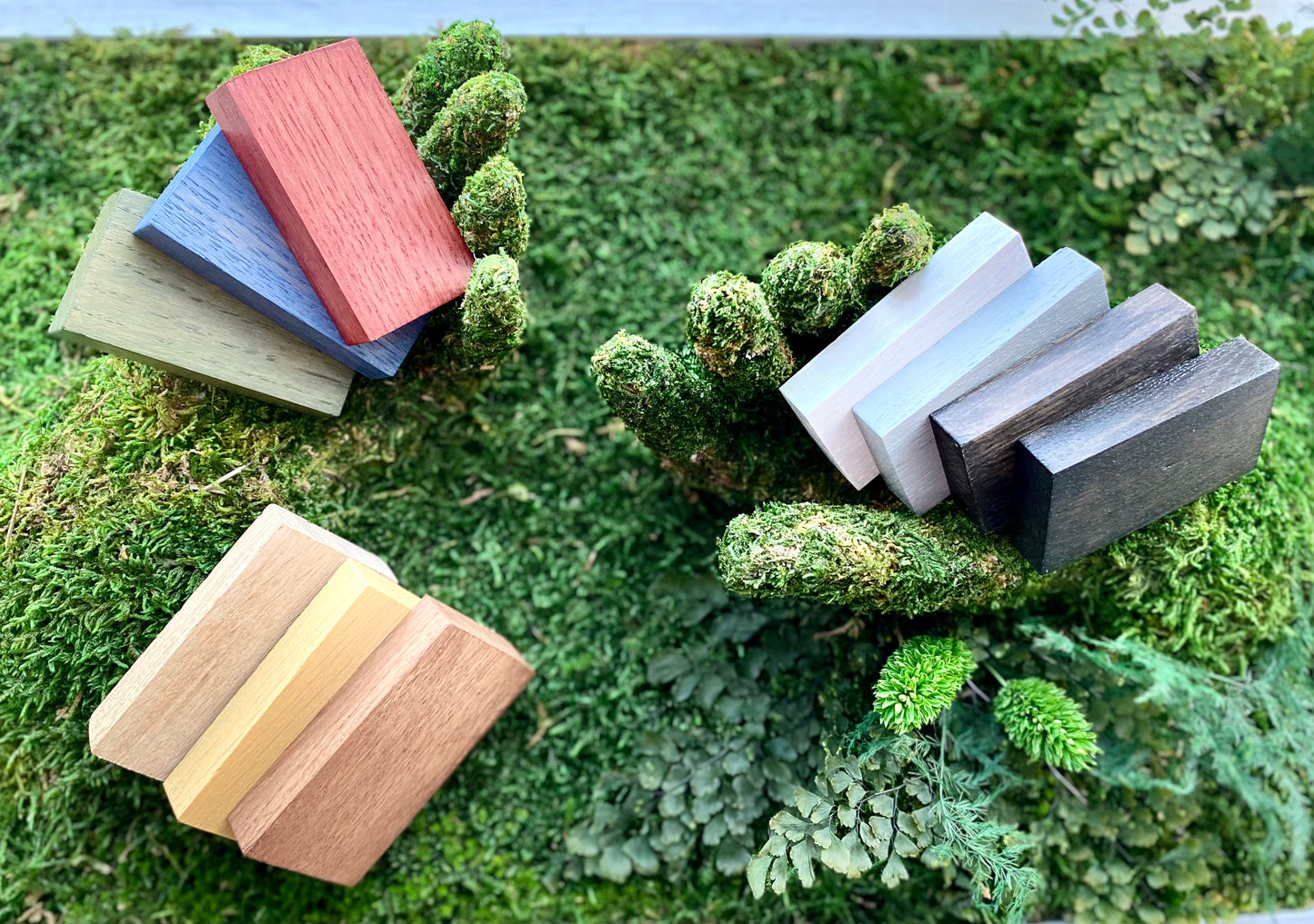 Beautiful Preserved Moss Artwork with LED Lights and Live Moss For Office or Home 1 piece frame