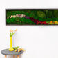 Handmade Plant Artwork | Moss Artwork | Natural Oak and Plants Wall Art | Unique Home Decor Piece | LED Light Wall Art
