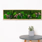 Lovely Green Wall Art Preserved Moss Artwork  with LED Lights and Live Moss For Office or Home 1 piece frame