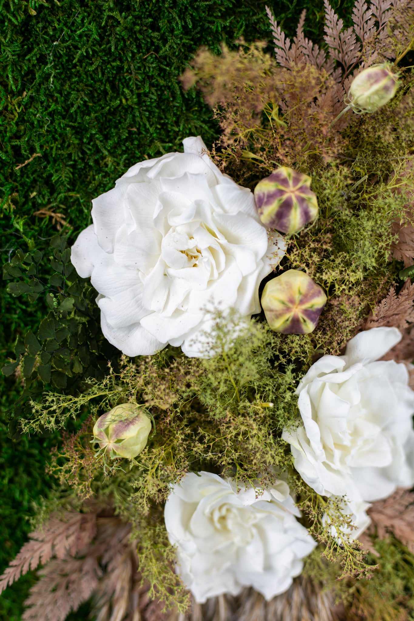 Handmade Plant Artwork Set| Moss Artwork Set of Three | Natural Oak and Plants Art | Unique Home Decor Piece | Original LED Wall Art