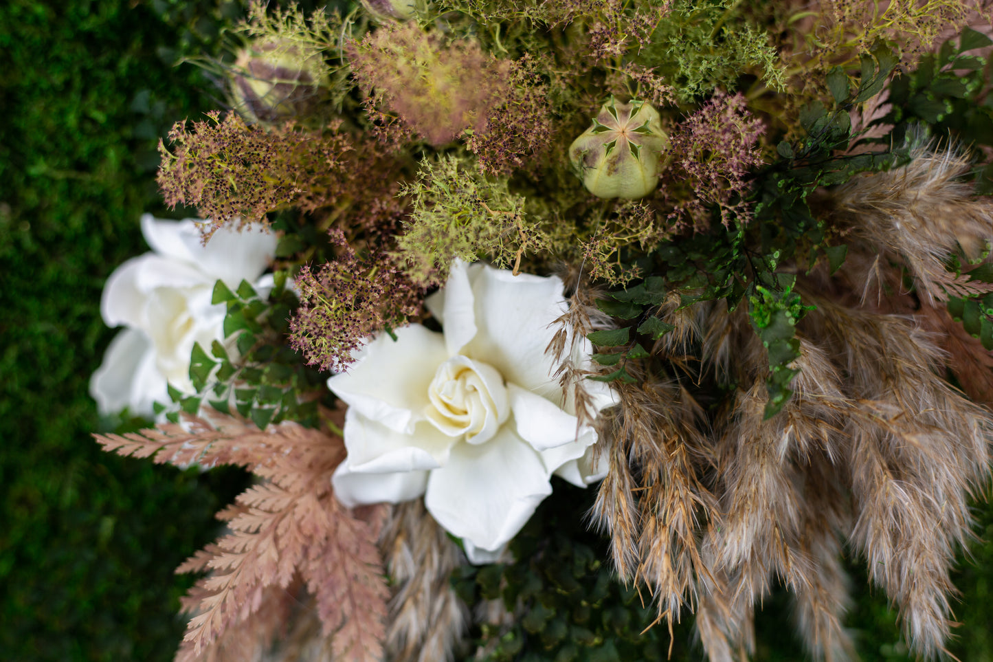 Handmade Plant Artwork Set| Moss Artwork Set of Three | Natural Oak and Plants Art | Unique Home Decor Piece | Original LED Wall Art
