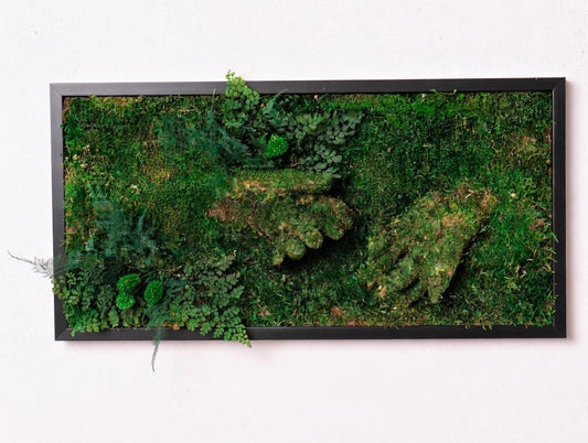 Green Your Space: Eco-Friendly Framed Moss Art for Unique Interior Wall Decorations