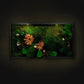 Premium Preserved Moss Wall Art Green Wall Décor with LED Lights Moss LED Wall Hanging Framed Plant Green Room Interior Housewarming Gift