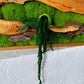 Exclusive Olive  Woods Handmade Plant Artwork | Moss Artwork | Natural Oak and Plants Wall Art | Unique Home Decor Piece | Original LED Wall Art