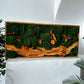 Olive Woods Handmade Plant Artwork | Moss Artwork | Natural Oak and Plants Wall Art | Unique Home Decor Piece | Original LED Wall Art