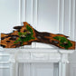 Beautiful Exclusive Preserved Moss On Olive Wood Artwork with LED Lights Live Moss LED Wall Art Preserved Moss