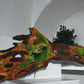 Beautiful Exclusive Preserved Moss On Olive Wood Artwork with LED Lights Live Moss LED Wall Art Preserved Moss