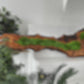 Beautiful Preserved Moss On Olive Wood Artwork with LED Lights Live Moss LED Wall Art Preserved Moss