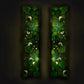 Beautiful Preserved Moss Artwork with LED Lights and Live Moss For Office or Home Decor 2 piece frames
