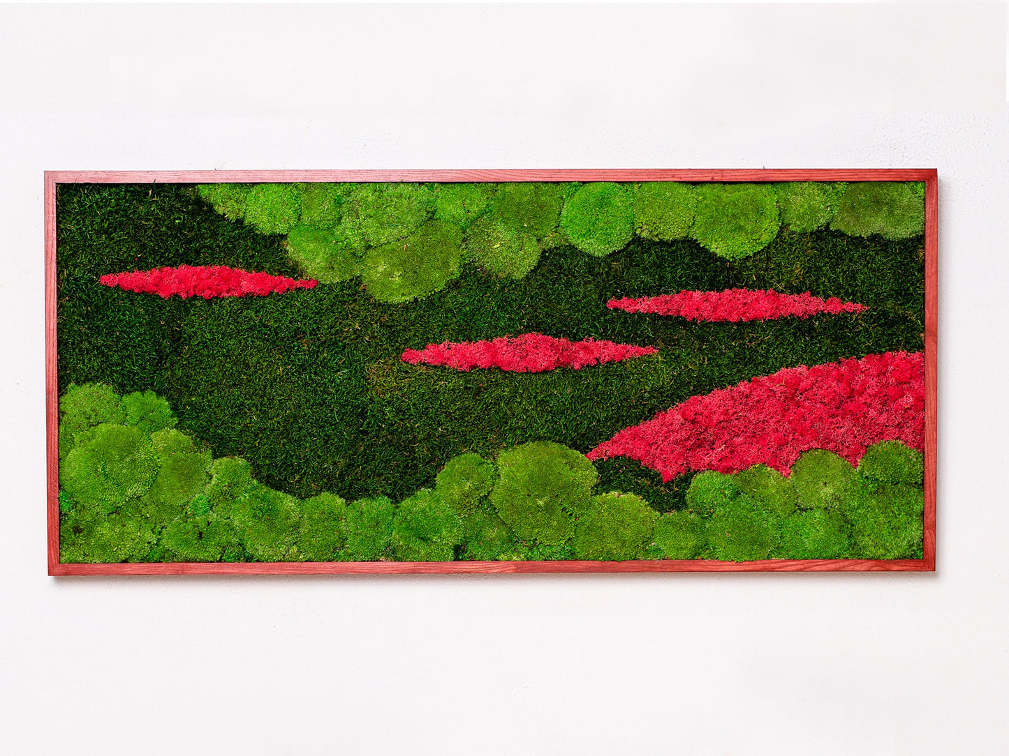 Preserved Moss Art: Biophilic Decor for Your Indoor Green Wall - Natural Moss Panel Artwork