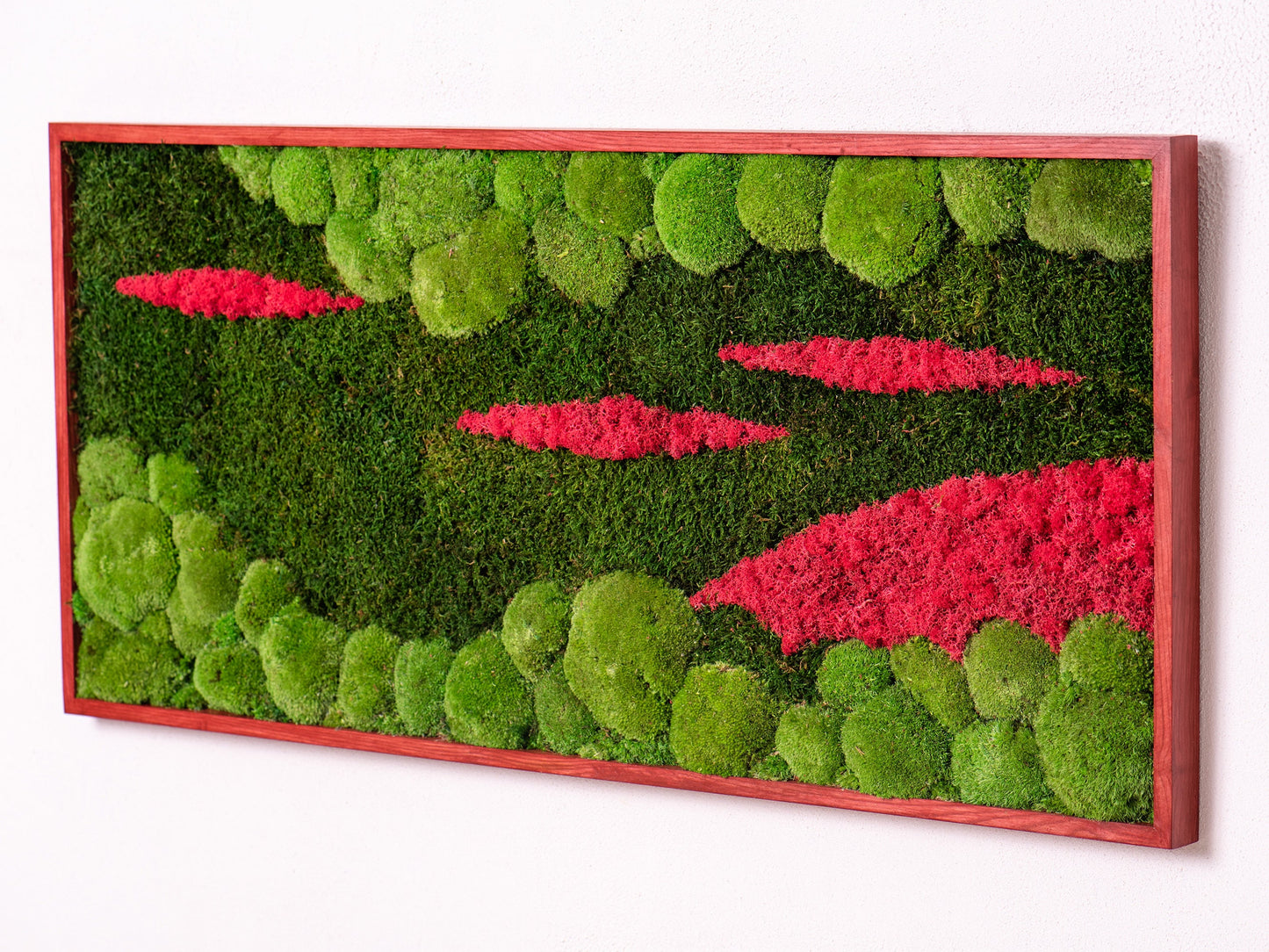 Preserved Moss Art: Biophilic Decor for Your Indoor Green Wall - Natural Moss Panel Artwork