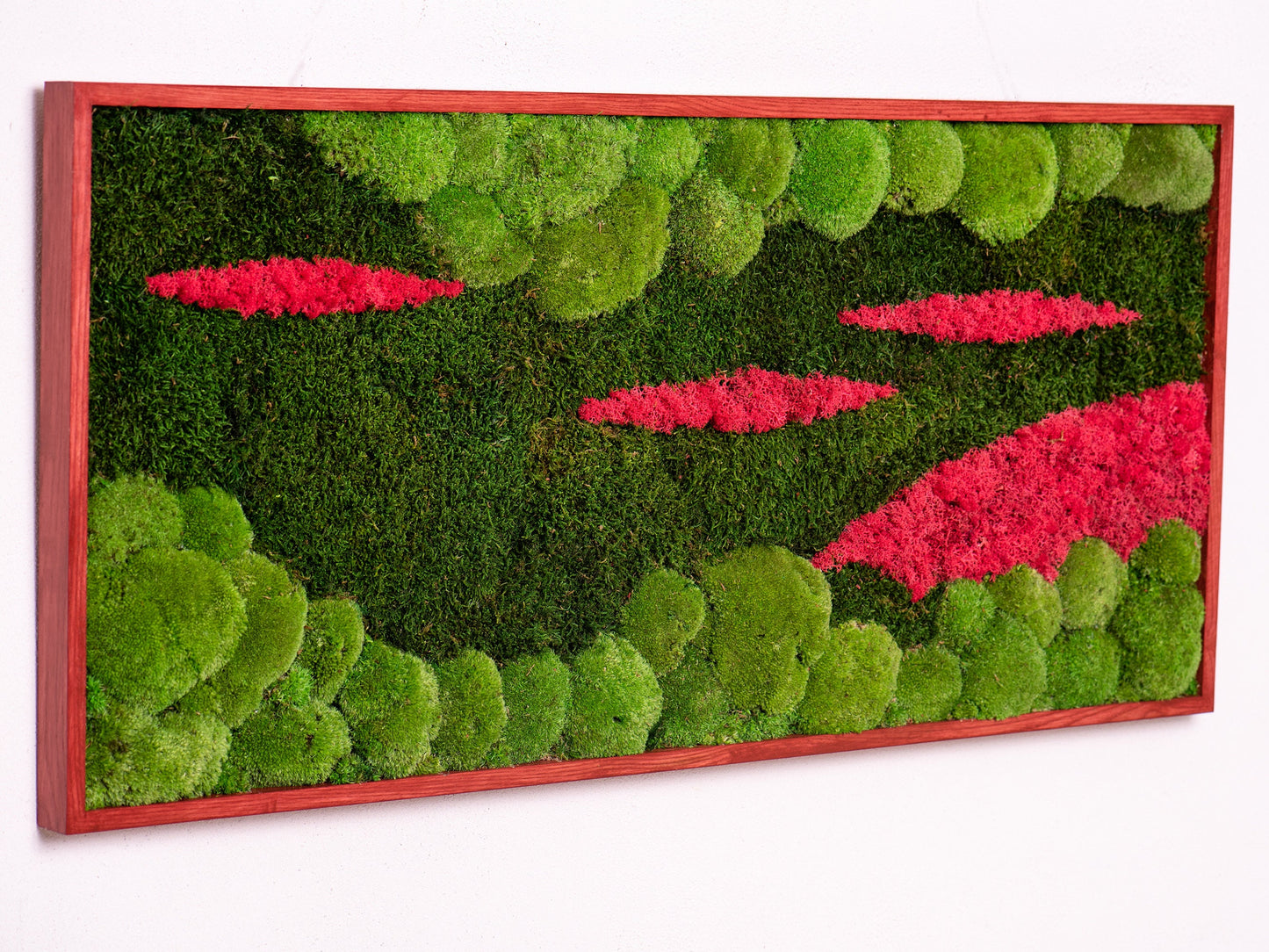 Preserved Moss Art: Biophilic Decor for Your Indoor Green Wall - Natural Moss Panel Artwork