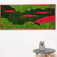 Preserved Moss Art: Biophilic Decor for Your Indoor Green Wall - Natural Moss Panel Artwork