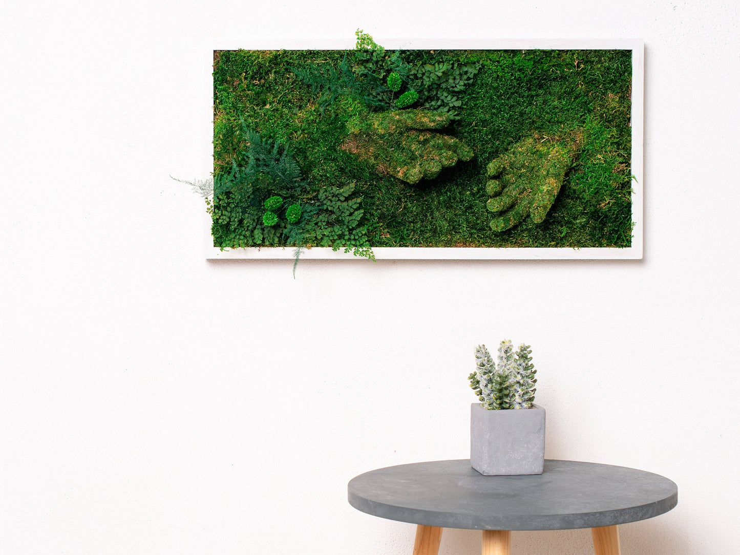 Green Your Space: Eco-Friendly Framed Moss Art for Unique Interior Wall Decorations