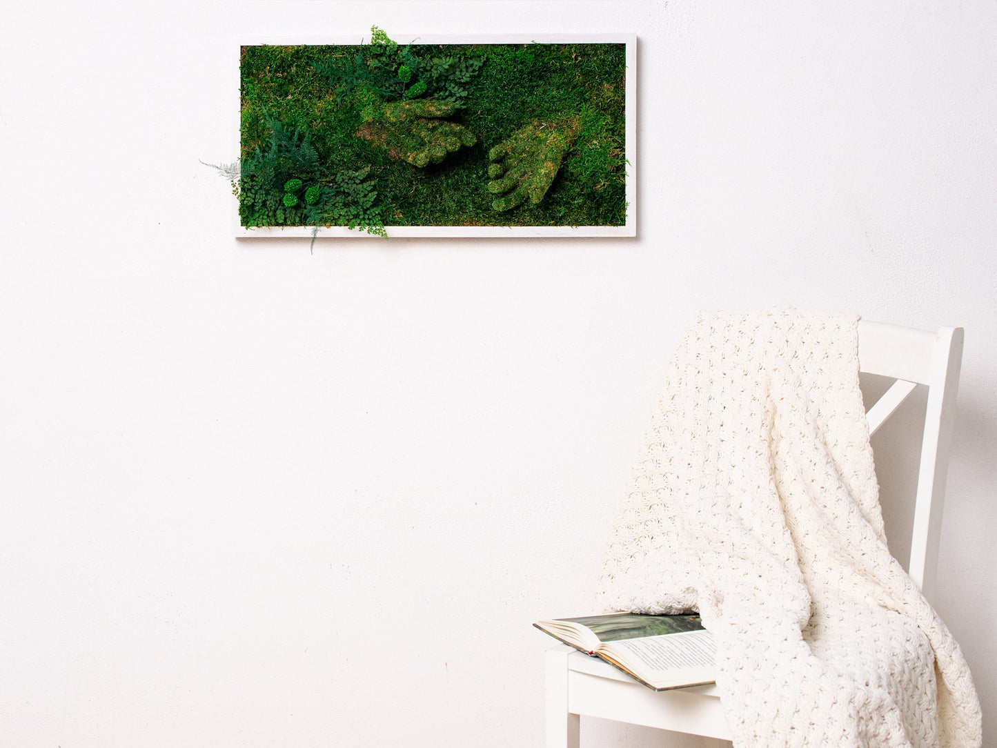 Green Your Space: Eco-Friendly Framed Moss Art for Unique Interior Wall Decorations