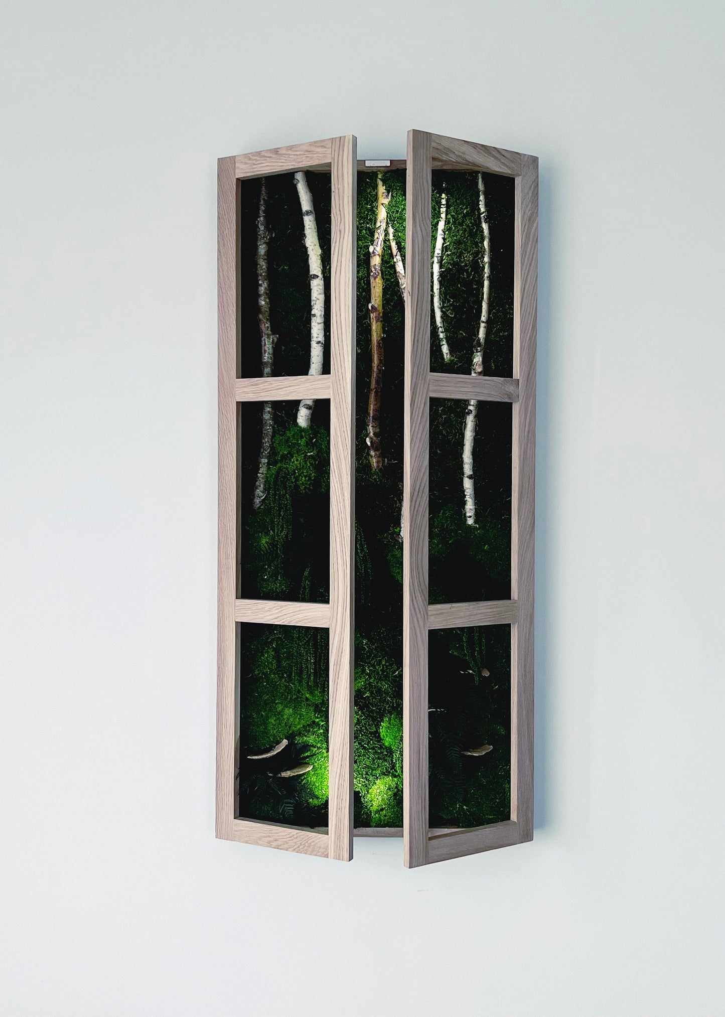 Enchant Your Space: LED-Lit Moss Wall Art - Eco-Friendly Home Decor & Unique Gift Idea!